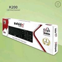 Zebion K200 Wired USB Desktop Keyboard (Black)