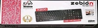 Zebion K200 Wired USB Desktop Keyboard (Black)