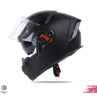 Ignyte IGN-4 ISI / DOT Certified Double Visor Full Face Helmet Outer Anti-Fog Clear Visor and Inner Smoke Sun Shield - M