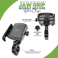  Grand Pitstop Jaw Grip Mobile Holder - Black