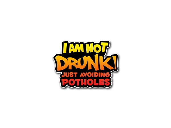 Motofy Sticker (I Am Not Drunk!) 