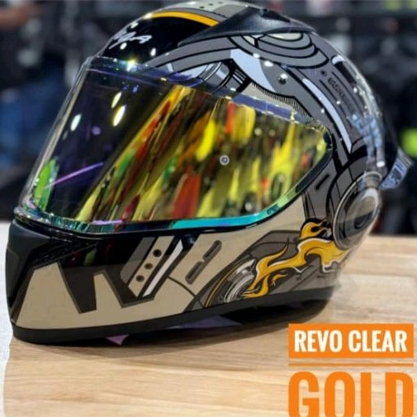 Vega Bolt Night Vision Visor with Pinlock Ready (Gold) BACK ORDER 