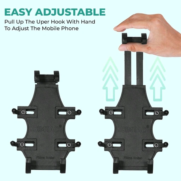 Simtac SIMTAC Spider Grip Mobile Holder with Universal Fitment for Bike & Scooters | MH02