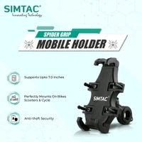 Simtac SIMTAC Spider Grip Mobile Holder with Universal Fitment for Bike & Scooters | MH02