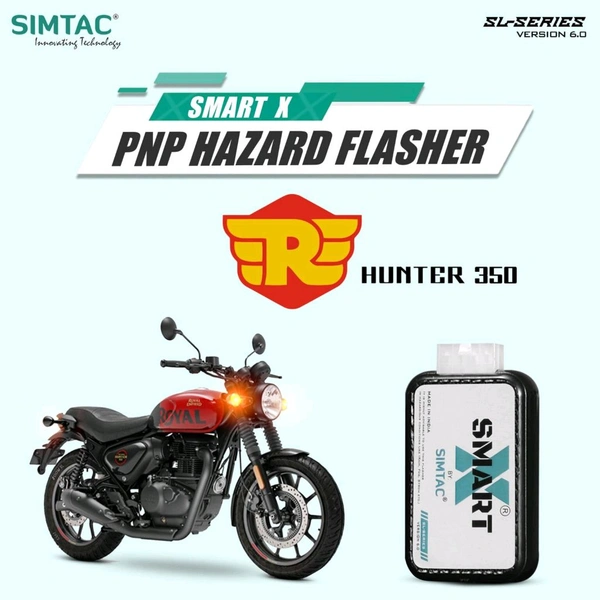 Simtac Royal Enfield Hunter 350 Simtac Switchless SMART-X Hazard Flasher REA-SL6