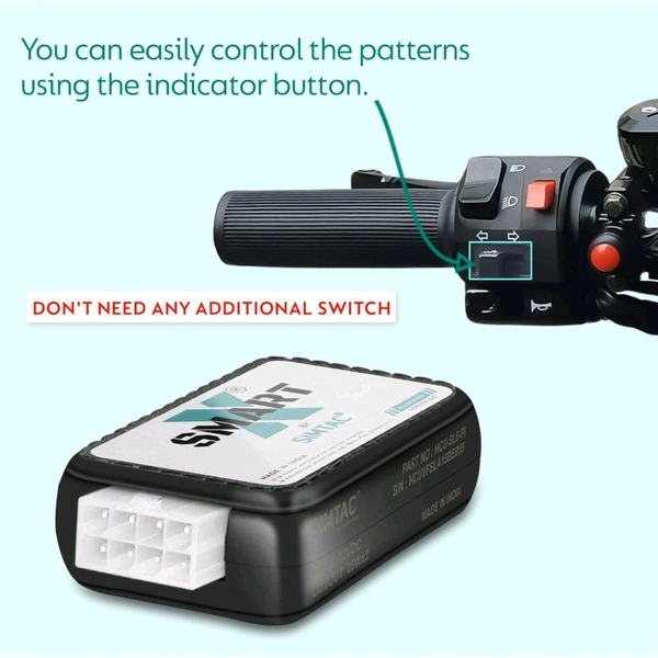 Simtac Royal Enfield Hunter 350 Simtac Switchless SMART-X Hazard Flasher REA-SL6