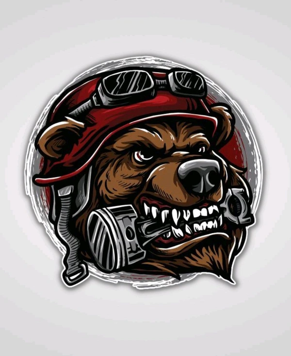 Motofy Sticker (Piston Doggo) 