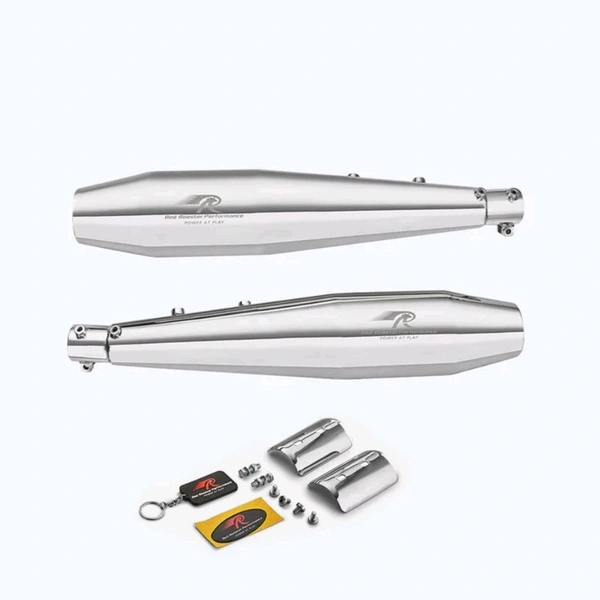 Redrooster RRP STELLER Polish exhaust Interceptor/GT650 