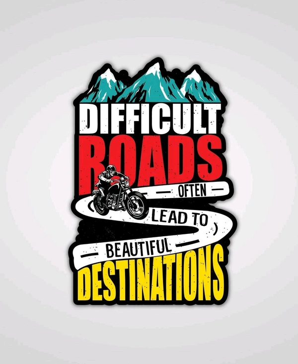 Motofy Sticker (Difficult Roads) 