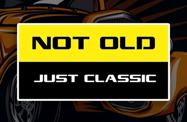 Motofy Sticker (Not Old Just Classic) 