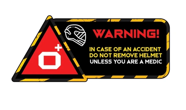 Motofy Sticker (Blood Group O+) 
