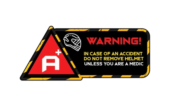 Motofy Sticker (Blood Group A+) 