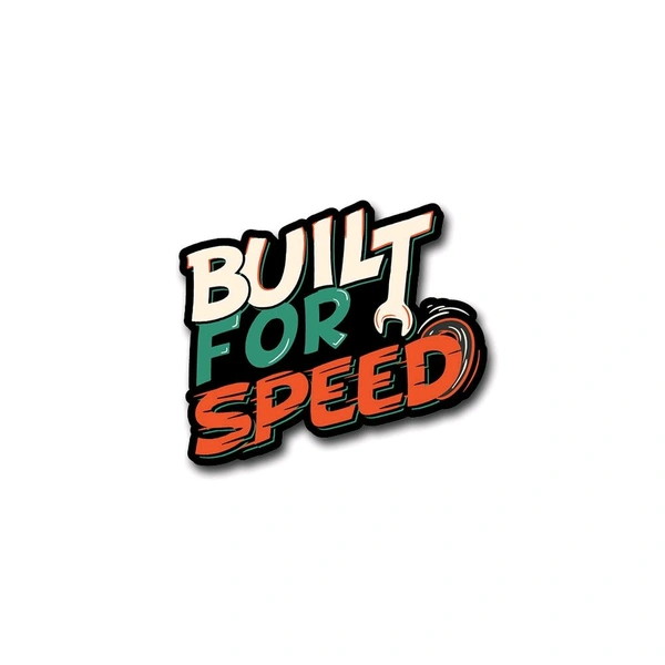 Motofy Sticker (Built For Speed) 