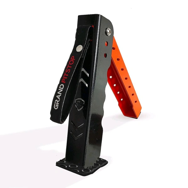 Grand Pitstop Motojack - Black & Orange (Bike Wt upto : 220 kgs) 