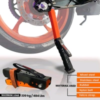 Grand Pitstop Motojack - Black & Orange (Bike Wt upto : 220 kgs) 