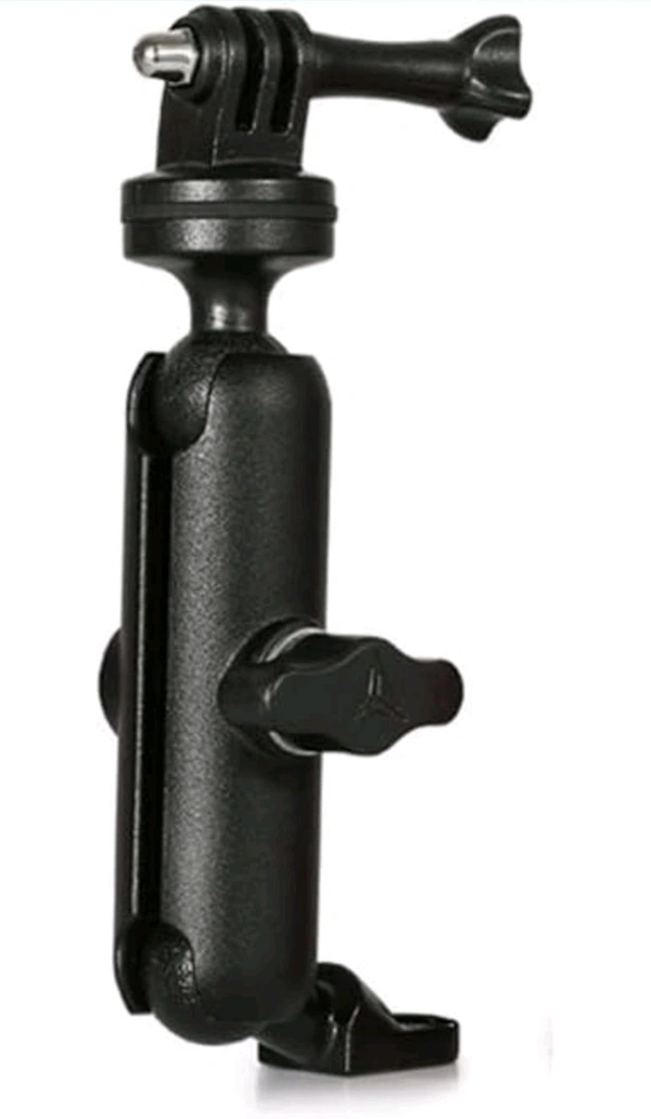 BSDDP Action Camera Aluminium Alloy Holder Compatible With Gopro Bike Mount With Two 360° Rotational Angle For Bike Motorcycle And & Scooter (Rear View Mirror Mount Attachment)