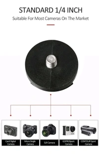 BSDDP Action Camera Aluminium Alloy Holder Compatible With Gopro Bike Mount With Two 360° Rotational Angle For Bike Motorcycle And & Scooter (Rear View Mirror Mount Attachment)
