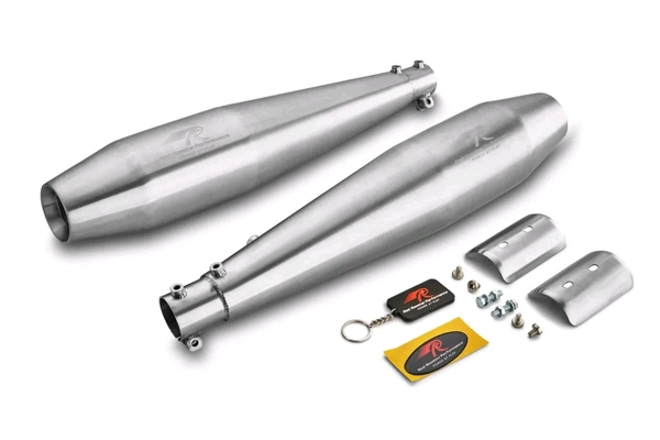 Redrooster RRP STELLER Matt exhaust for Interceptor/GT650 