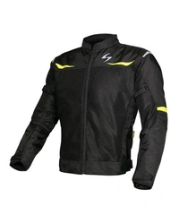 Scala Blaze Riding Jacket - Black Neon - M