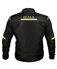 Scala Blaze Riding Jacket - Black Neon - M