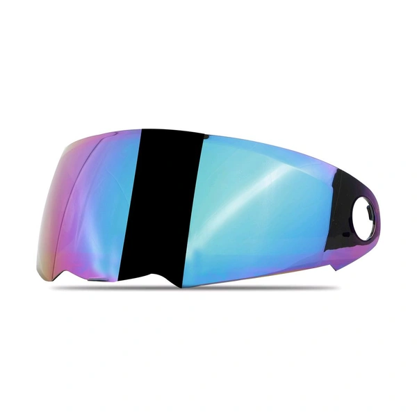 Steelbird Helmet Visor Compatible for All SBA-7 & SBA-8 Model Helmets (Chrome Rainbow Visor)