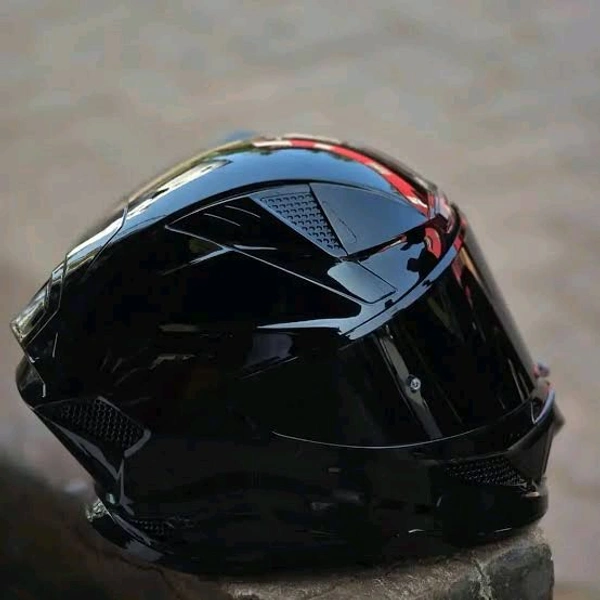 Steelbird SBH-25 SV Sharp Glossy Black Helmet - L