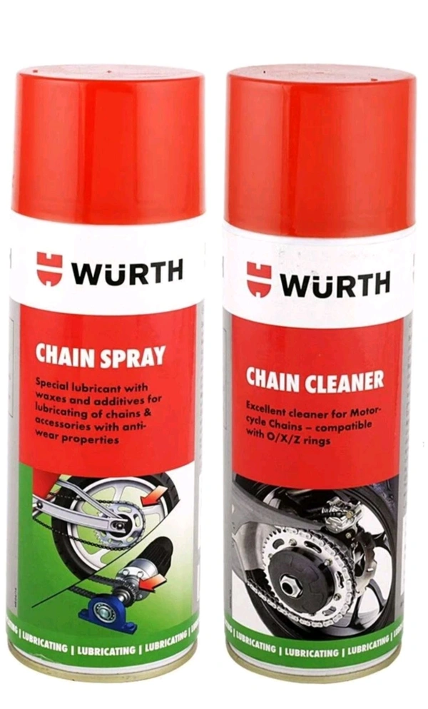 Wurth Chain Cleaner & Chain Lube Combo – 100 ml Each