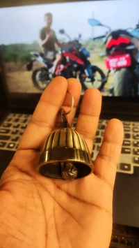 Good Luck Charm Brass Guardian Bell for Motorcycles & Cars 