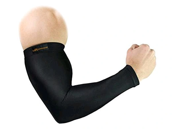 Grand Pitstop  Arm Sleeve and Face Mask Combo, Pack of 2, Black)