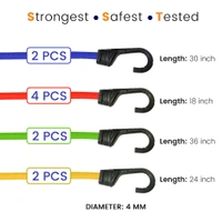 Grand Pitstop Bungee Cord - Set Of 15 - Mix