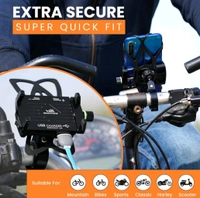 Grand Pitstop Spiderweb Silicone Grip Band for Mobile Holder for Bikes, Motorcycle, Scooter, Extra Protection for Mobile Phone, Stretchable, Shock Proof, Waterproof (Pack of 3)