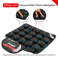 Grand Pitstop Air Bubble Airseat for Medical, Offices, Home, Motorcycle and Car Lumbar Support - Pillion with Pump