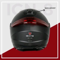 Ignyte IGN-8 ISI/DOT Certified Full Face Helmet (Glossy Black Grey) - M