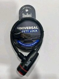 Steelbird Stainless Steel Cable Lock For Helmet