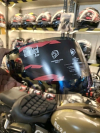 Steelbird SBA-20/ SBA-19 Chrome Blue Visor (Helmet Not Included) 