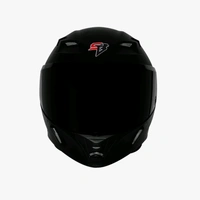 Steelbird SBA-11 ISS Tornado Glossy BLACK with Extra Smoke Visor  - L