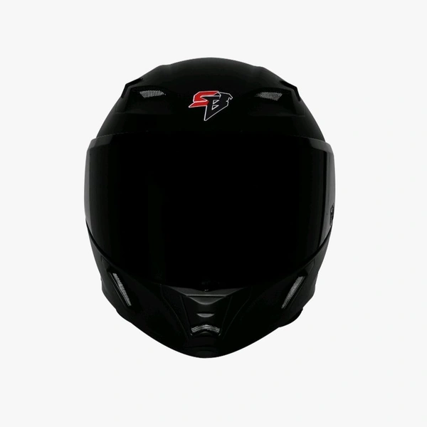 Steelbird SBA-11 ISS Tornado Glossy BLACK with Extra Smoke Visor  - L