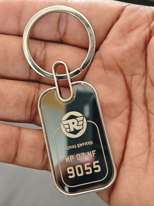 Customized Metal Keytag for Royal Enfield Owners (PREPAID ORDER ONLY)