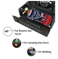 Pearl 310g Butane Gas Can for Camping Stove High Pressure Flame Portable liquefied Refill Canister Welding Fuel Gas Torch Lighter