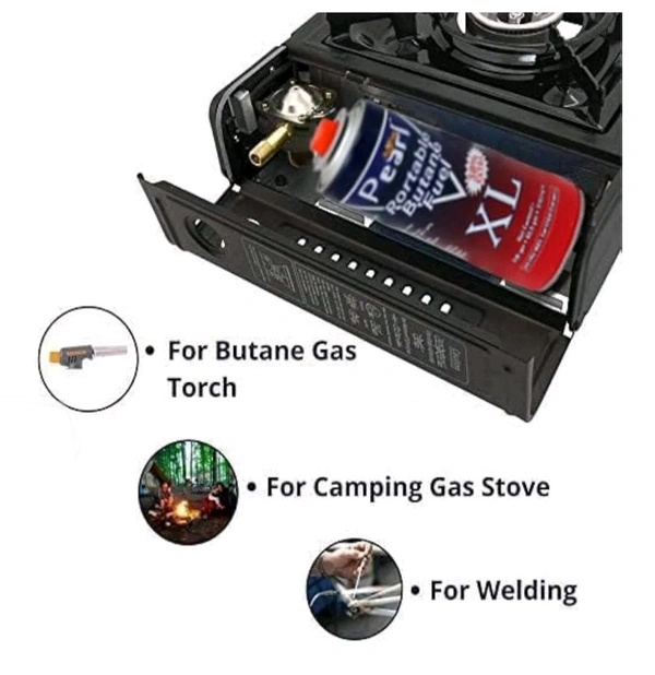 Pearl 310g Butane Gas Can for Camping Stove High Pressure Flame Portable liquefied Refill Canister Welding Fuel Gas Torch Lighter