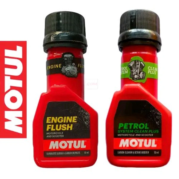 Motul Engine Flush and System Clean Plus Combo (Super Saver Combo Kit) 