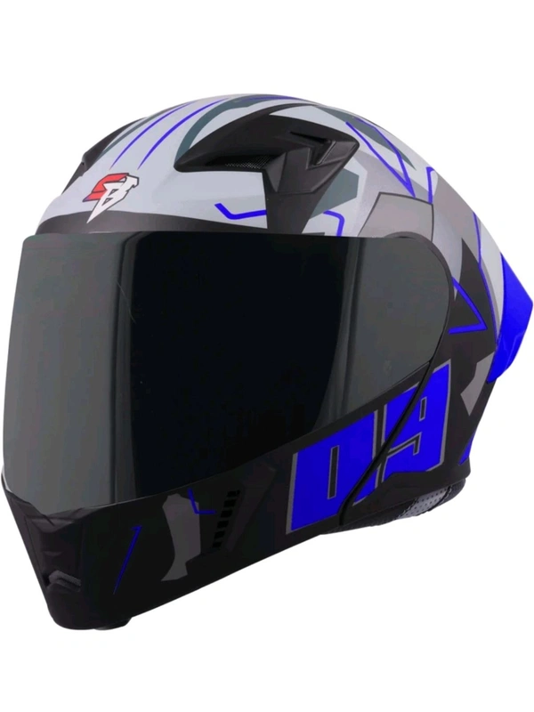 Steelbird SBA-20 09 with ISS Glossy Blue - M