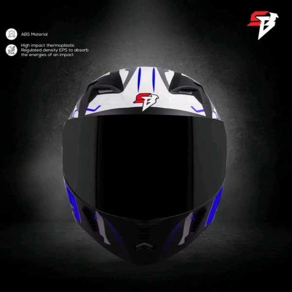 Steelbird SBA-20 09 with ISS Glossy Blue - M