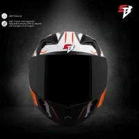 Steelbird SBA-20 09 with ISS Glossy Orange - M