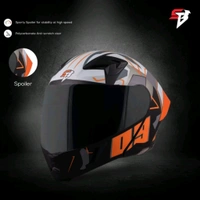 Steelbird SBA-20 09 with ISS Glossy Orange - M
