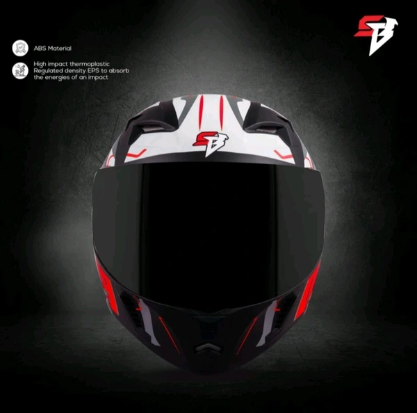Steelbird SBA-20 09 with ISS Glossy Red - M