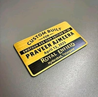 Customized Tank Hard Metal Sticker for Royal Enfield Bikes (PREPAID ORDER ONLY)