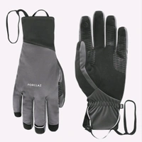 Decathlon SIMOND Adults Windproof Tactile Trekking Gloves, MT900 - GREY 