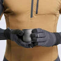 Decathlon SIMOND Adults Windproof Tactile Trekking Gloves, MT900 - GREY 