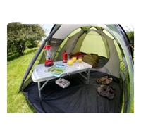 Coleman Polyester Darwin 3+ Camping Tent with Spacious Porch for Extra Storage, 5-10 Minutes Easy Setup | Full Waterproof Fly Sheet, 3 Person, Grey